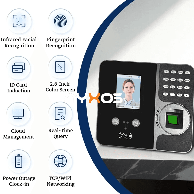 NX05 Smart Biometric Time Attendance Terminal - Thumbnail 2